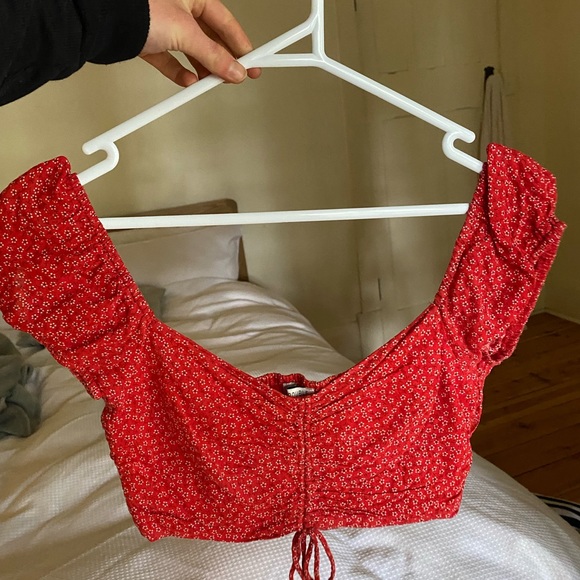 Tops - luck & trouble top red size 6
